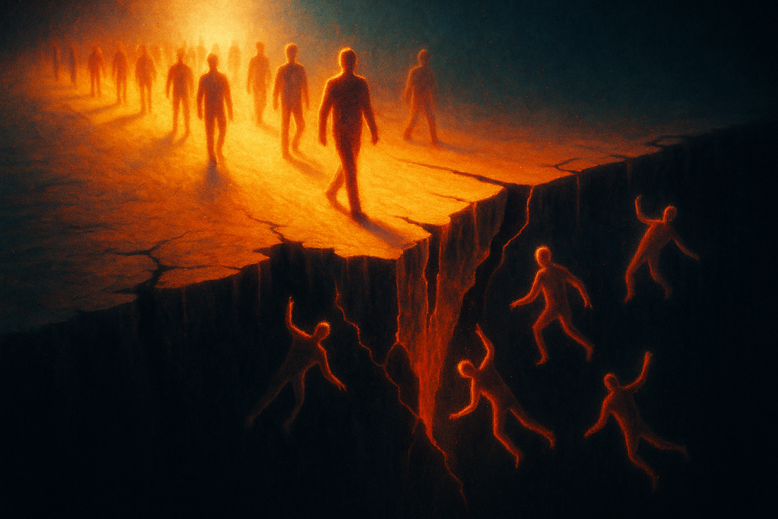 顧客が離れていくイメージ