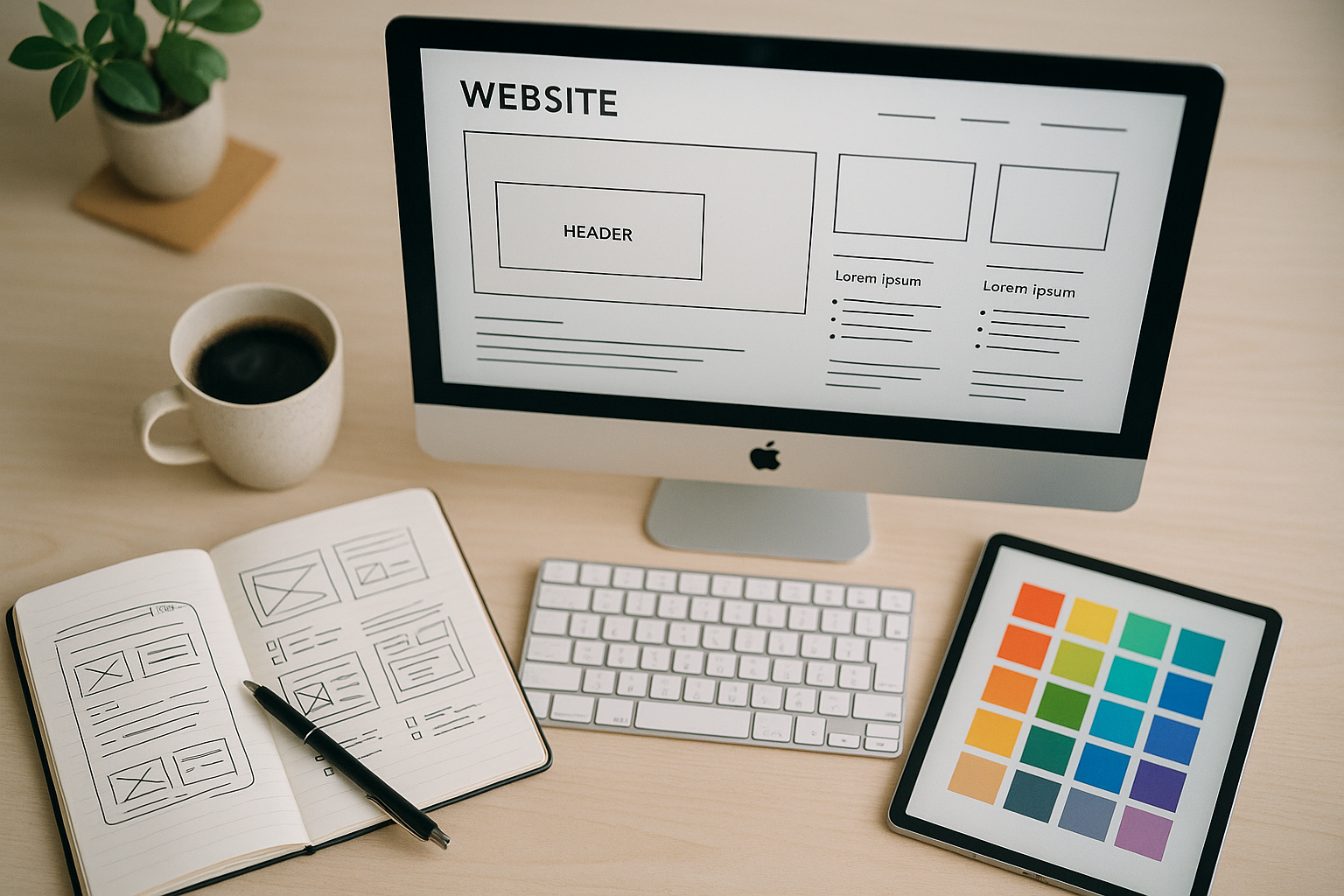 Webサイト制作のイメージ画像