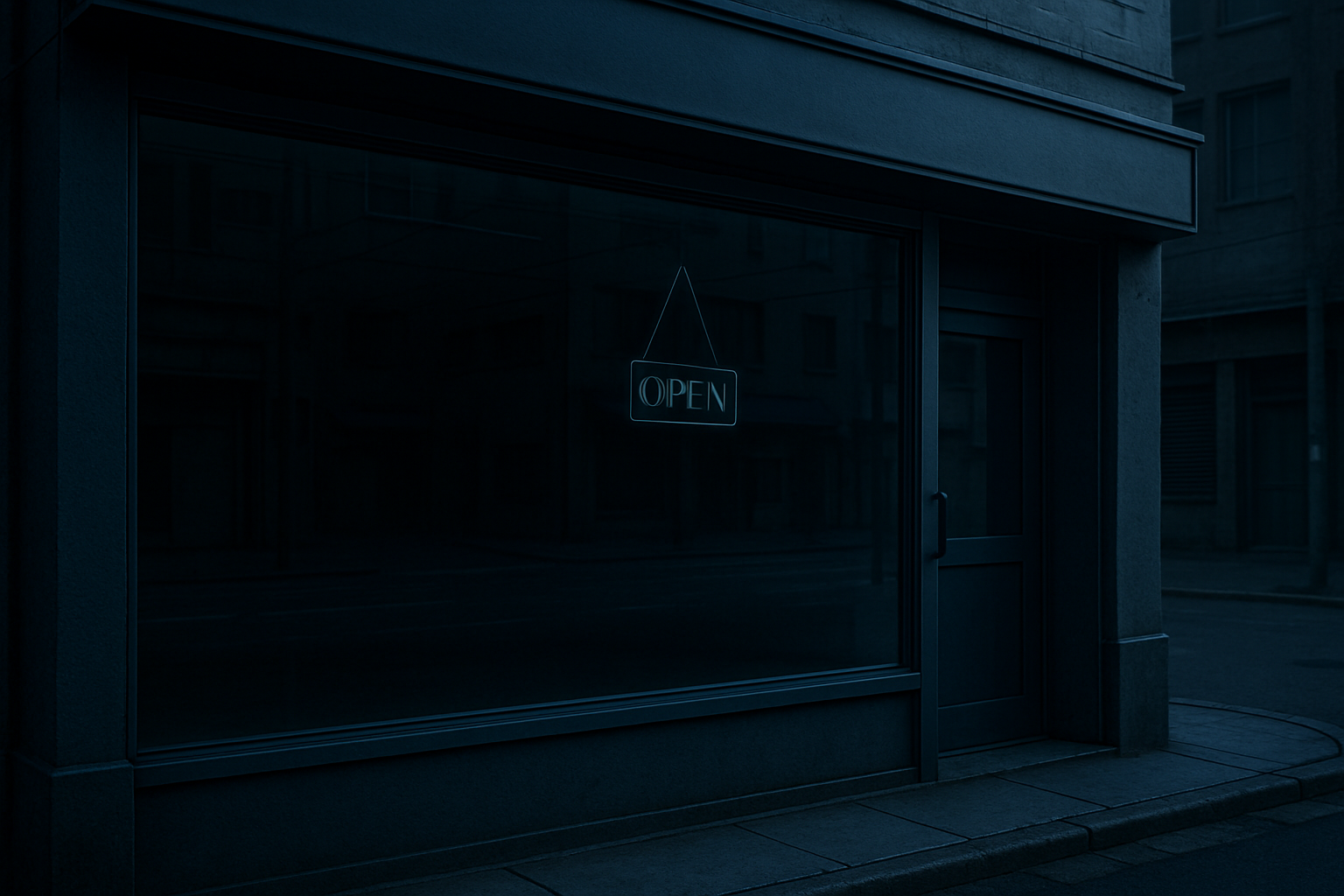 閑散とした店舗のイメージ